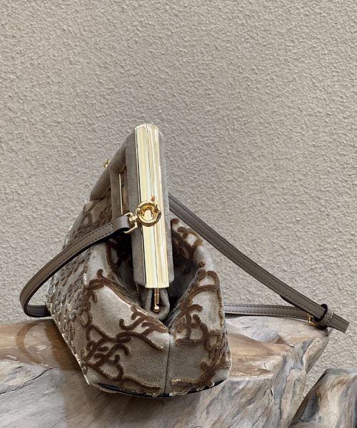 1:1 Replica Fendi First Small Gray Bag For Woman 26cm/10in
