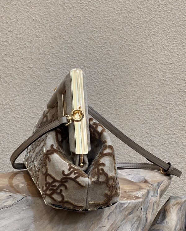 1:1 Replica Fendi First Small Gray Bag For Woman 26cm/10in