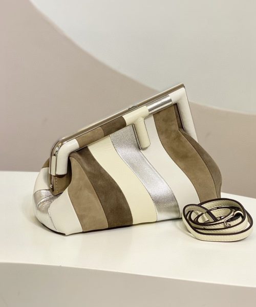 1:1 Replica Fendi First Small Multicolour Bag For Woman 26cm/10in 8BP129AJSBF0KQ9