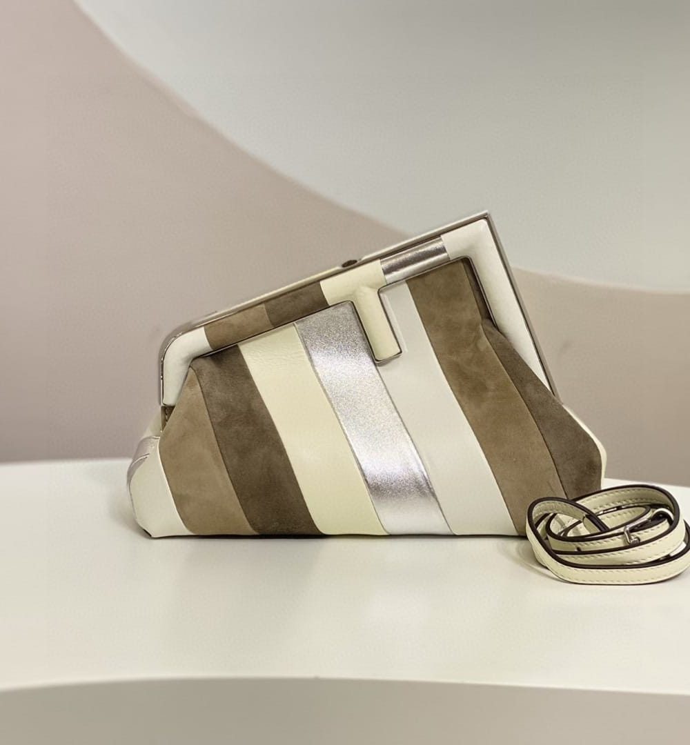 1:1 Replica Fendi First Small Multicolour Bag For Woman 26cm/10in 8BP129AJSBF0KQ9