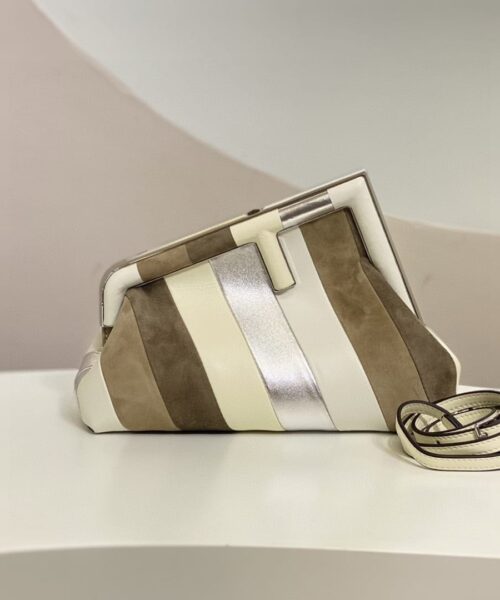 1:1 Replica Fendi First Small Multicolour Bag For Woman 26cm/10in 8BP129AJSBF0KQ9