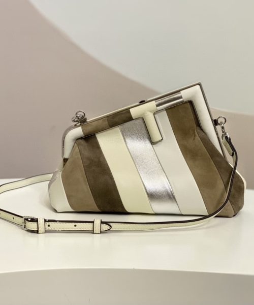 1:1 Replica Fendi First Small Multicolour Bag For Woman 26cm/10in 8BP129AJSBF0KQ9