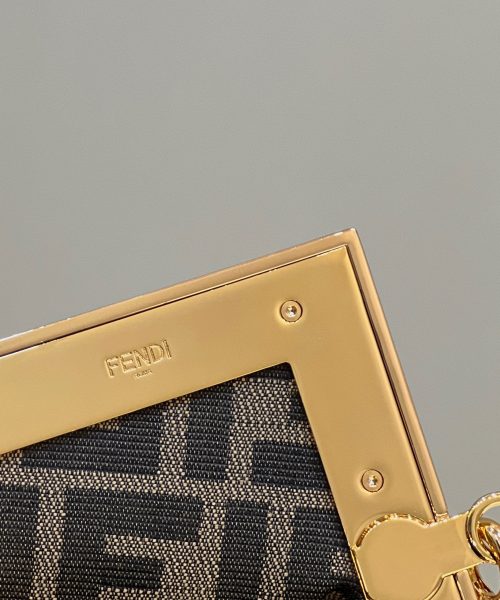 1:1 Replica Fendi First Small Pink and Pink python Bag For Woman 26cm/10in