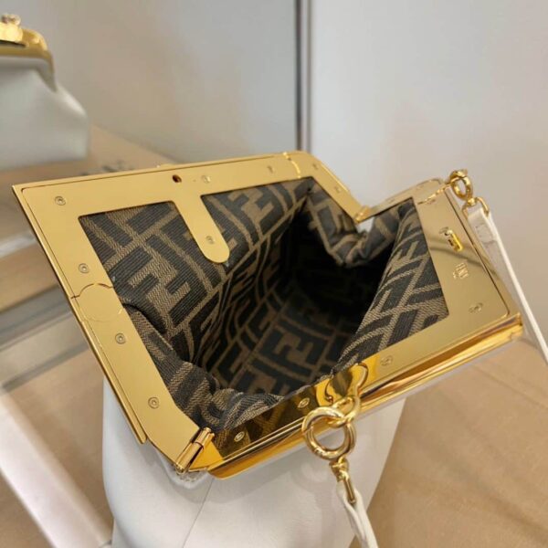 1:1 Replica Fendi First Small White For Women, Women's HandBags, Shoulder And Crossbody Bags 10.2in/26cm FF 8BP129ABVEF1C76