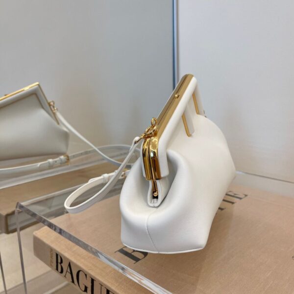 1:1 Replica Fendi First Small White For Women, Women's HandBags, Shoulder And Crossbody Bags 10.2in/26cm FF 8BP129ABVEF1C76