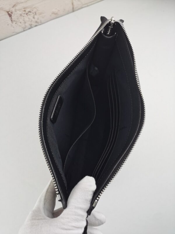 Fendi Flat Pouch In Black For Men 27cm/10.5in FF 7VA491AFBFF0GXN