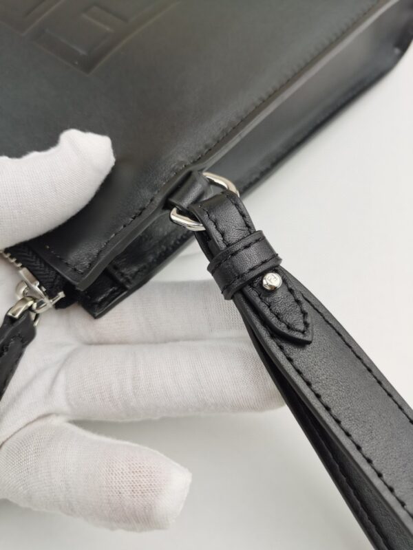 Fendi Flat Pouch In Black For Men 27cm/10.5in FF 7VA491AFBFF0GXN