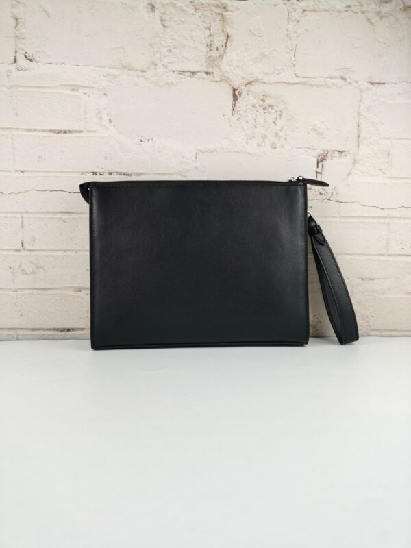 Fendi Flat Pouch In Black For Men 27cm/10.5in FF 7VA491AFBFF0GXN