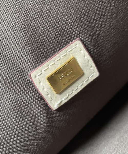 1:1 Replica Fendi Flat Pouch White Large Pouch Bag For Woman 34cm/13in 8N0178AC9LF0K7E