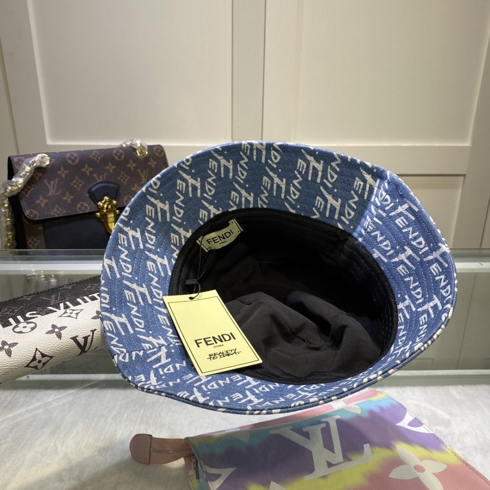 Fendi Hat Blue - Image 2