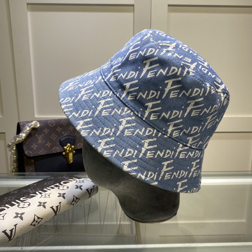 Fendi Hat Blue - Image 3
