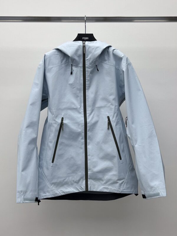 Fendi High-Quality ARC Ski Jacket Blue For Women