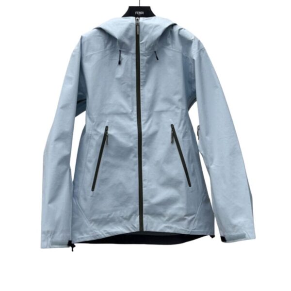 Fendi High-Quality ARC Ski Jacket Blue For Women