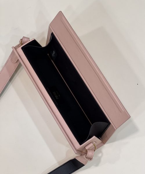 1:1 Replica Fendi Horizontal Box Pink Bag For Woman 10.5cm/4in