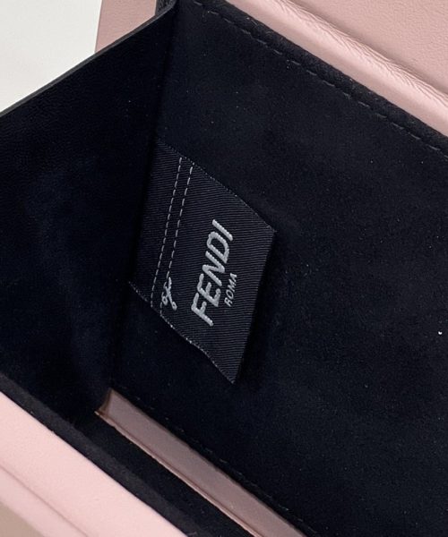 1:1 Replica Fendi Horizontal Box Pink Bag For Woman 10.5cm/4in