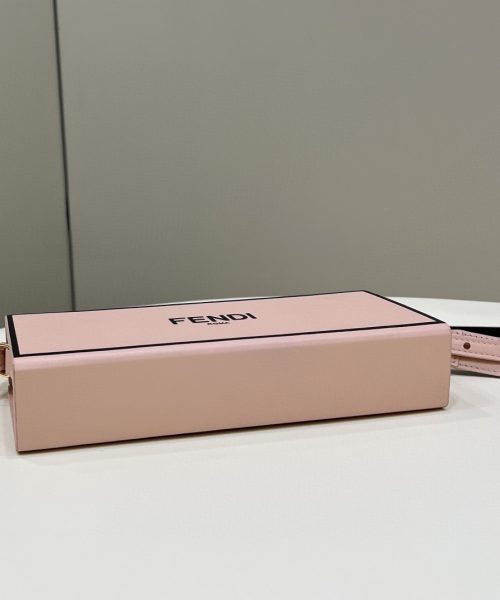 1:1 Replica Fendi Horizontal Box Pink Bag For Woman 10.5cm/4in