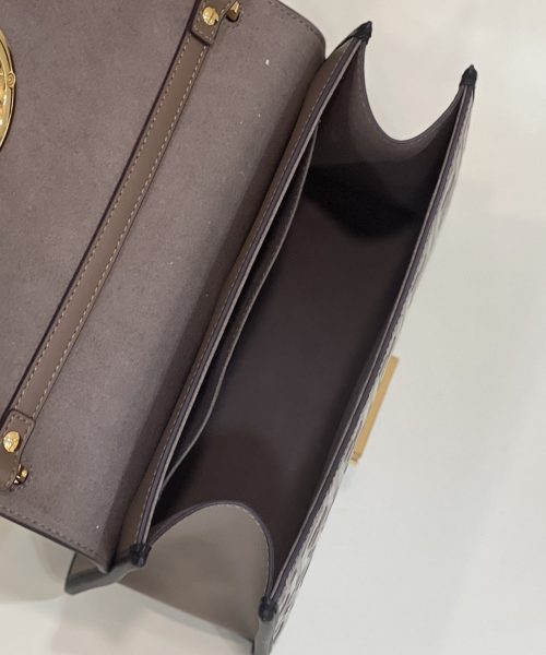 1:1 Replica Fendi Kan I F Medium Brown Bag For Woman 18cm/7in 8BT284A651F13VK
