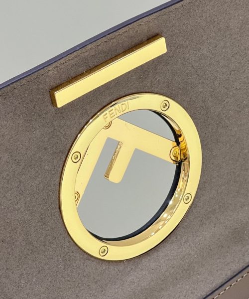 1:1 Replica Fendi Kan I F Small Brown Bag For Woman 15cm/5.5in 8BT286A651F13VK