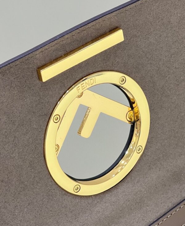 1:1 Replica Fendi Kan I F Small Brown Bag For Woman 15cm/5.5in 8BT286A651F13VK