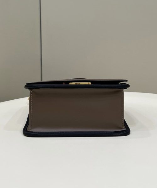 1:1 Replica Fendi Kan I F Small Brown Bag For Woman 15cm/5.5in 8BT286A651F13VK