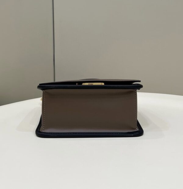 1:1 Replica Fendi Kan I F Small Brown Bag For Woman 15cm/5.5in 8BT286A651F13VK