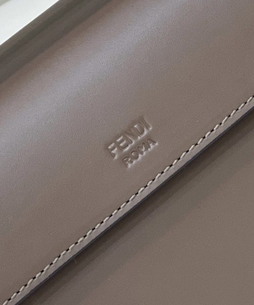 1:1 Replica Fendi Kan I F Small Brown Bag For Woman 15cm/5.5in 8BT286A651F13VK