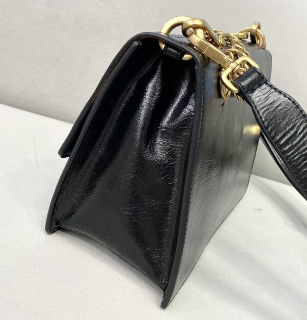 1:1 Replica Fendi Kan U Small Black Bag For Woman 25cm/9.5in