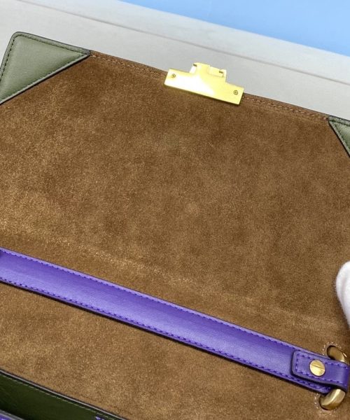 1:1 Replica Fendi Kan U Small Blue Bag For Woman 25cm/9.5in