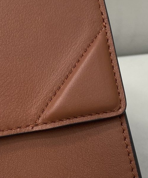 1:1 Replica Fendi Kan U Small Brown Bag For Woman 25cm/9.5in