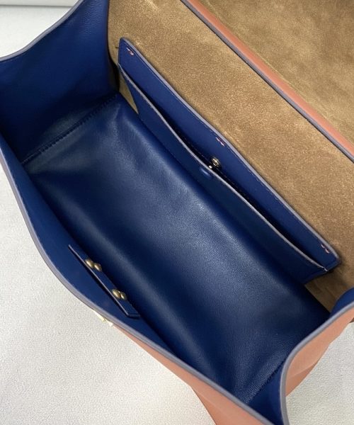 1:1 Replica Fendi Kan U Small Brown Bag For Woman 25cm/9.5in