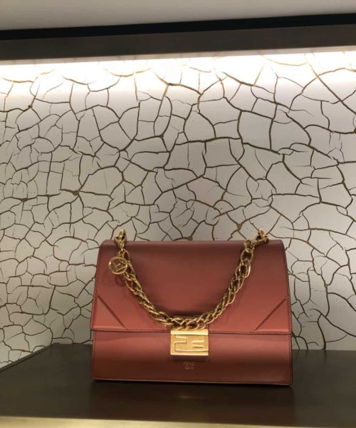1:1 Replica Fendi Kan U Small Brown Bag For Woman 25cm/9.5in