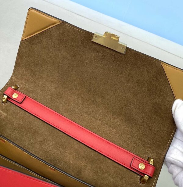 1:1 Replica Fendi Kan U Small Red Bag For Woman 25cm/9.5in