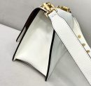 1:1 Replica Fendi Kan U Small White Bag For Woman 25cm/9.5in