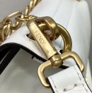 1:1 Replica Fendi Kan U Small White Bag For Woman 25cm/9.5in