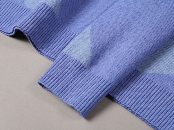 Fendi Letter F Sweater Blue For Men