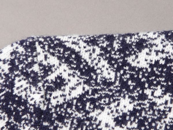 Fendi Letter F Sweater Navy Blue For Men
