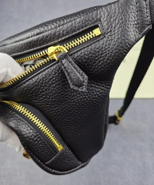 1:1 Replica Fendi Little Monster Belt Bag Black For Men, Men's Bag 7.9in/20cm FF