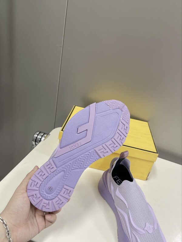 Fendi Low Trainers Sneakers Violet For Women