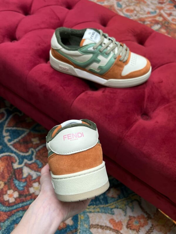 Fendi Match Low Tops In Amaranth For Women 8E8252AI1NF1H1E