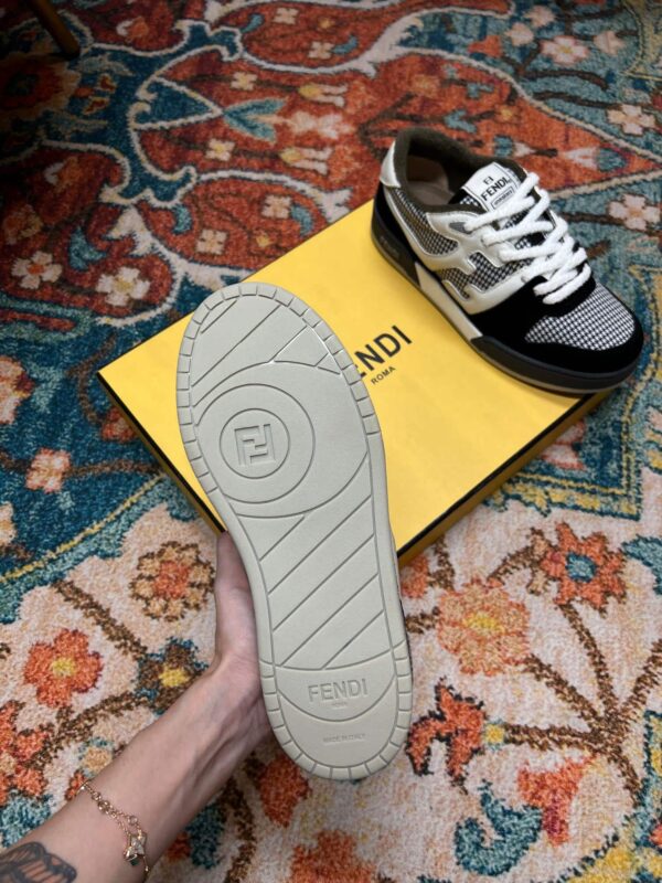 Fendi Match Low Tops In Black For Women 