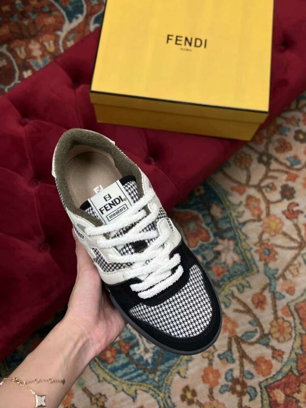 Fendi Match Low Tops In Black For Women 