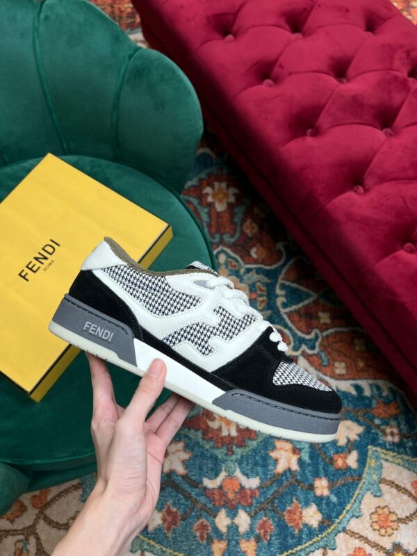 Fendi Match Low Tops In Black For Women 