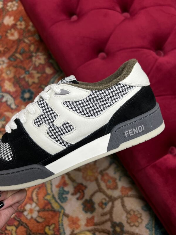 Fendi Match Low Tops In Black For Women 