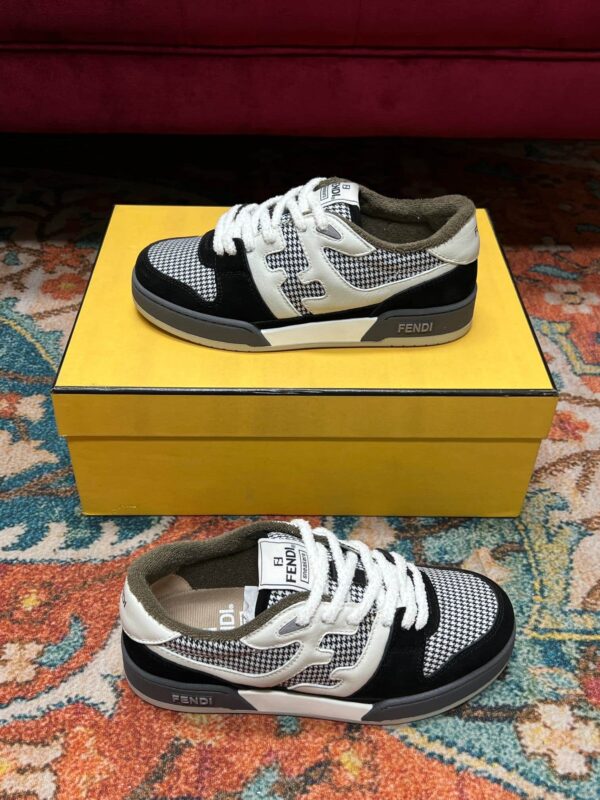 Fendi Match Low Tops In Black For Women 