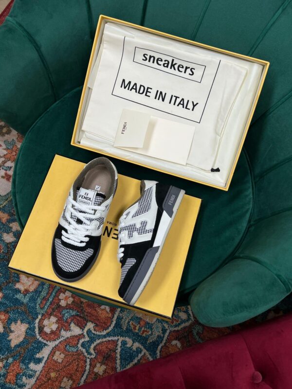 Fendi Match Low Tops In Black For Women 