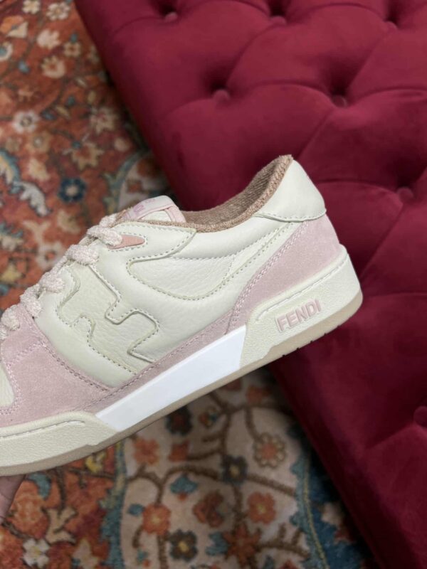 Fendi Match Low Tops In Pink For Women 8E8252AHH2F1FHT