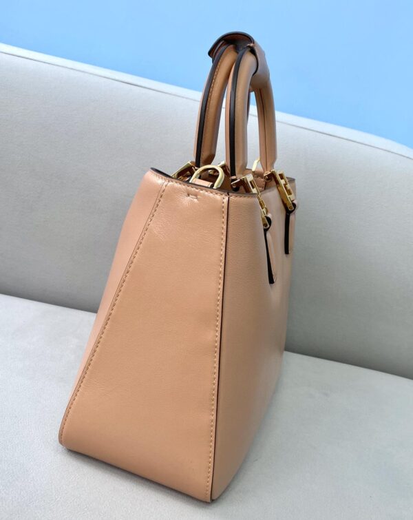1:1 Replica Fendi Medium FF Tote Shoulder Pink Bag For Woman 38cm/15in