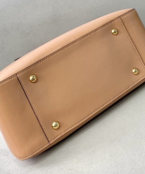 1:1 Replica Fendi Medium FF Tote Shoulder Pink Bag For Woman 38cm/15in
