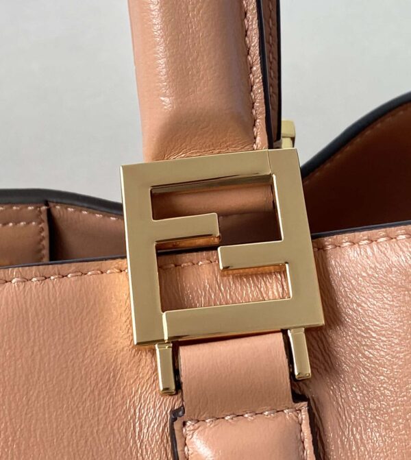 1:1 Replica Fendi Medium FF Tote Shoulder Pink Bag For Woman 38cm/15in