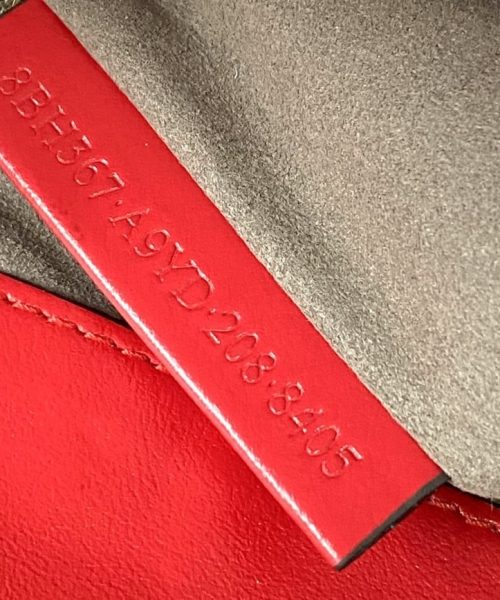 1:1 Replica Fendi Medium FF Tote Shoulder Red Bag For Woman 38cm/15in
